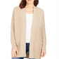 Cardigan feminino patchwork Charter Club tamanho amendoim pequeno GG