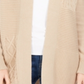 Cardigan feminino patchwork Charter Club tamanho amendoim pequeno GG