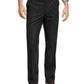 Calça social masculina Michael Kors com frente lisa, preta, tamanho 34x32
