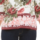 Blusa feminina com estampa floral Charter Club, branca, multifloral, tamanho pequeno GG