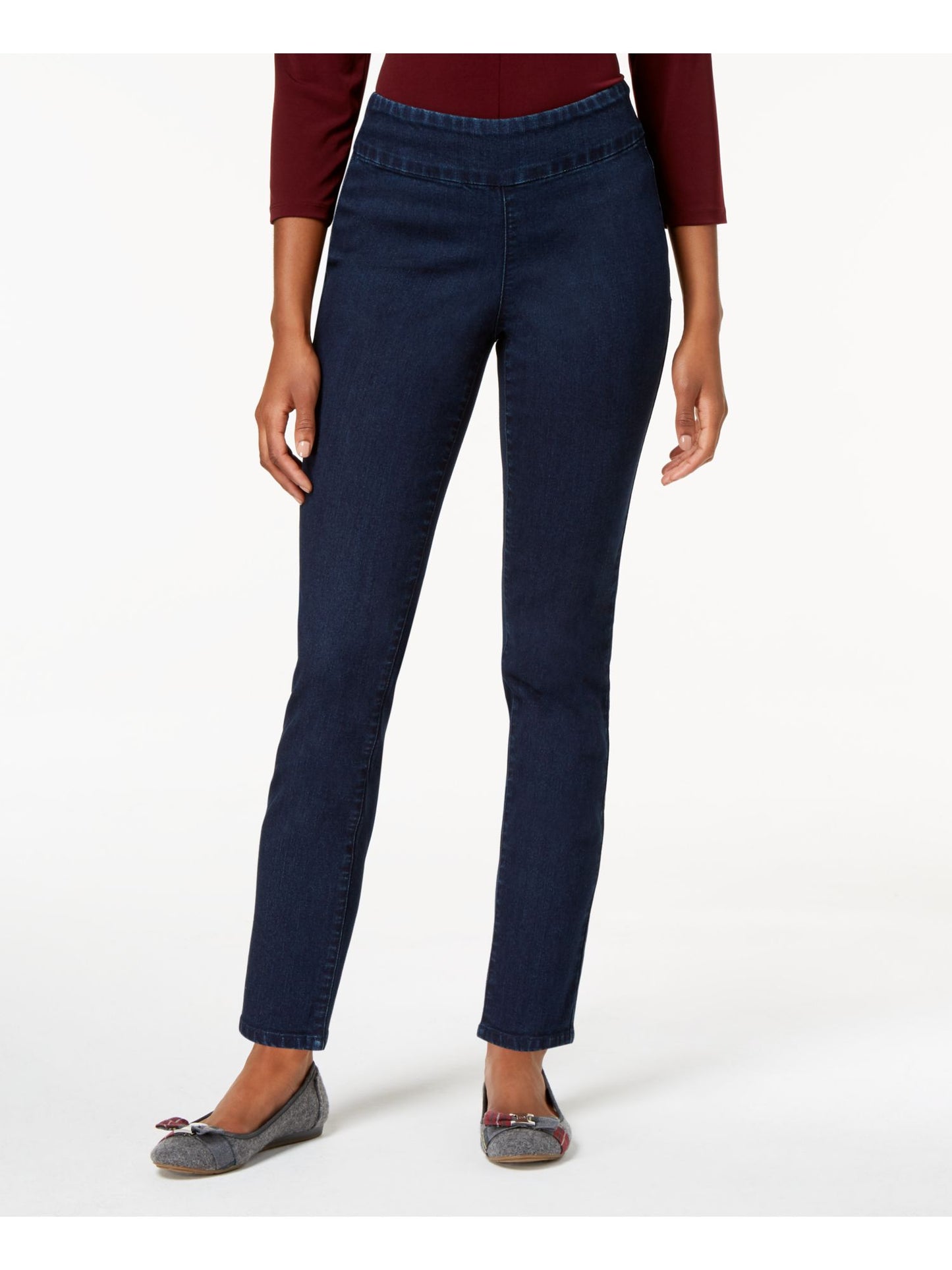 Calça jeans skinny feminina Charter Club azul tamanho 2