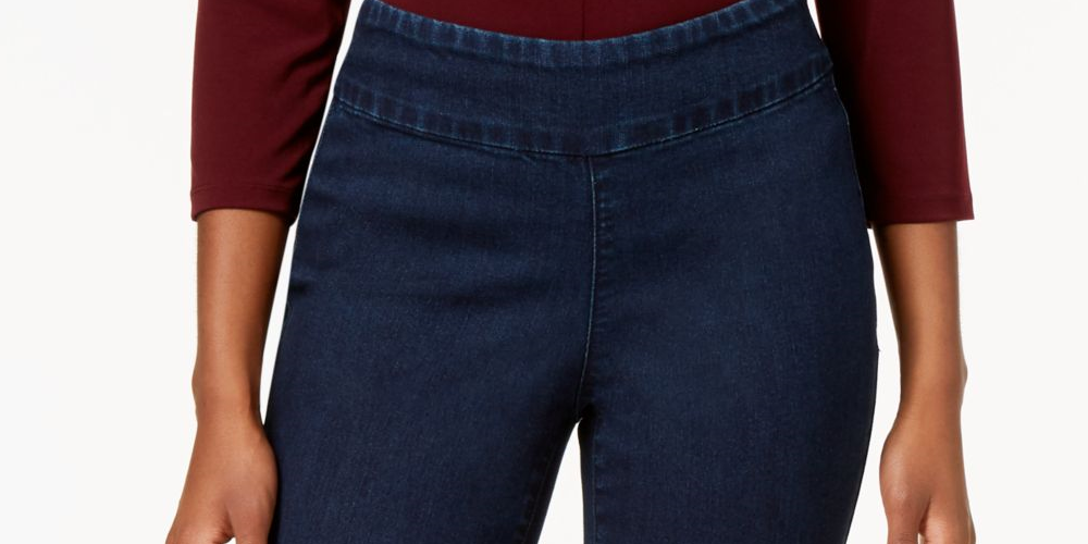 Calça jeans skinny feminina Charter Club azul tamanho 2