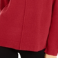 Suéter feminino Alfani com nervuras, manga comprida, gola alta, vermelho, tamanho extragrande