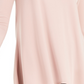 Blusa feminina Alfani com decote alto e baixo e gola alta, rosa, tamanho pequeno