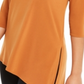 Blusa assimétrica com ombros descobertos Alfani feminina, tamanho grande, cobre
