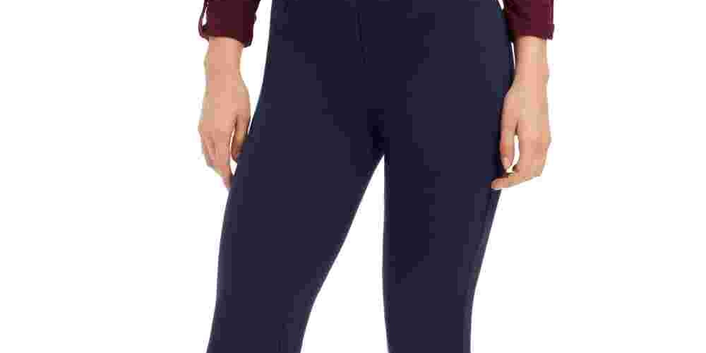 Calça Slim Feminina Style &amp; Co Azul Tamanho 14