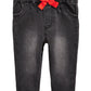 Calça Jeans Infantil Infantil Laço Preta First Impressions Tamanho 18 Meses