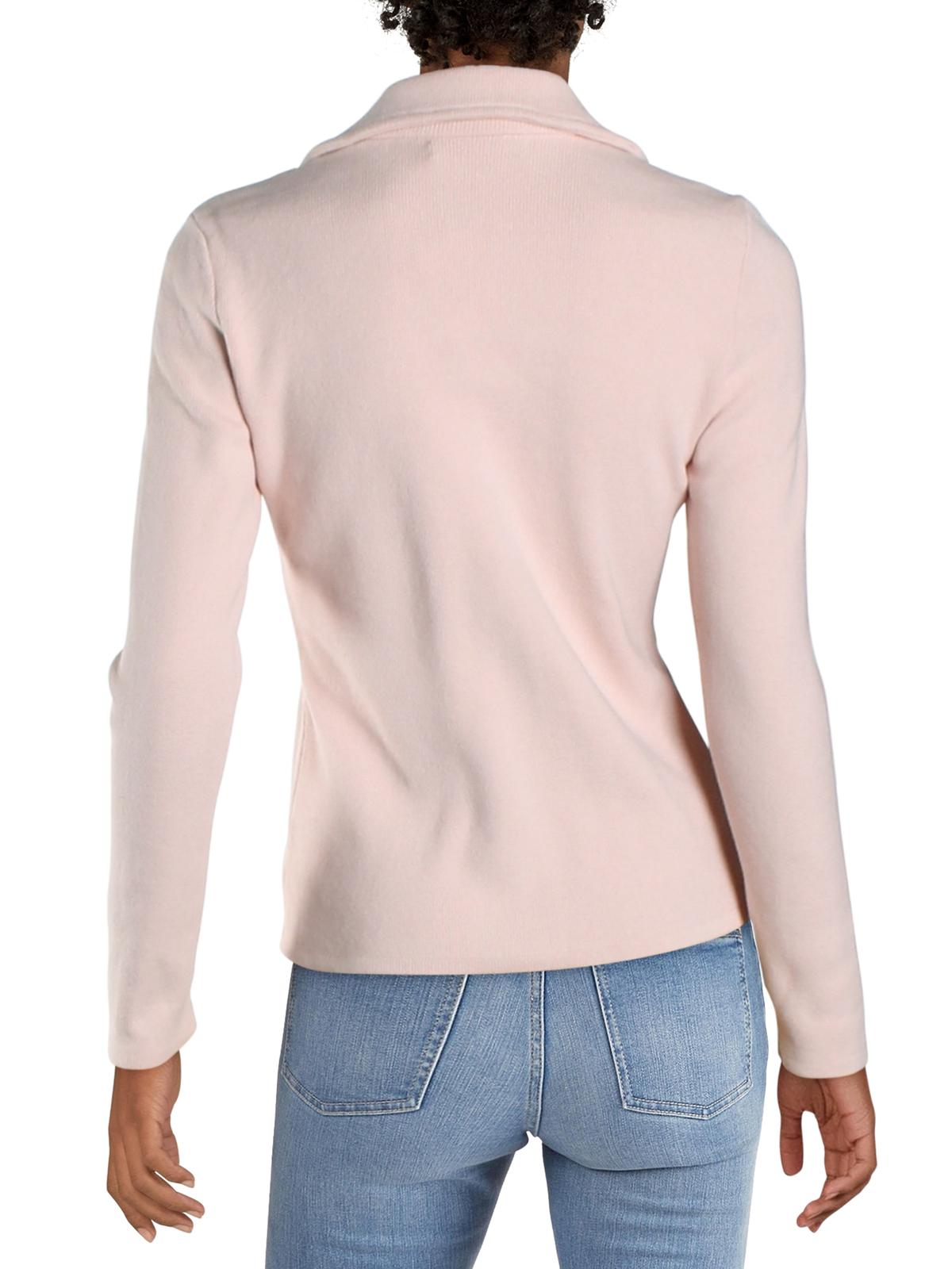 Jaqueta Motociclista Assimétrica Ralph Lauren Levani Feminina Rosa Tamanho Grande