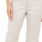 Calça feminina reta e cropped Charter Club, bege, tamanho 8