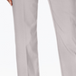 Calça feminina JM Collection Tummy Control Curvy Fit Cinza Tamanho 8 Petite