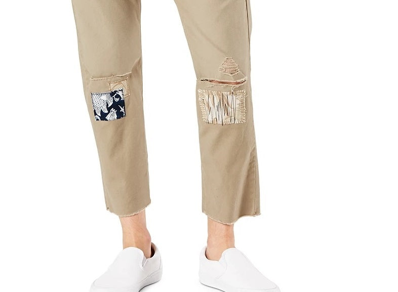 Calça Chino Dockers Slim Fit Smart 360 Flex Stretch Masculina Bege Tamanho 38X30