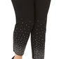 Calça jeans skinny plus size com detalhes no tornozelo da INC International Concepts, preta, tamanho 24W