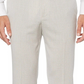 Calça social Perry Ellis Slim Fit grande com vidraça masculina, tamanho 36x29, branca e tigrada