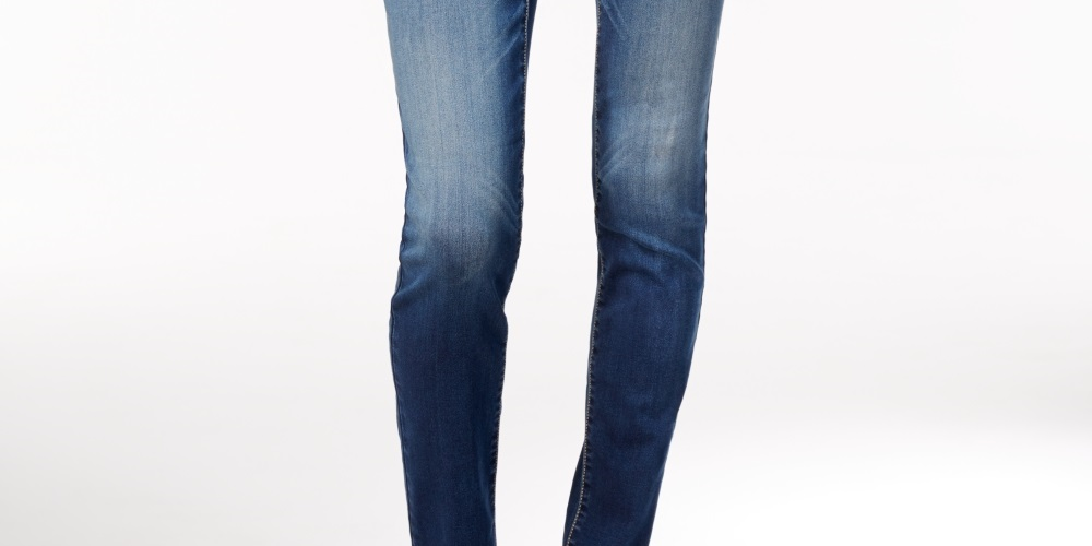 Calça jeans skinny feminina INC International Concepts, azul, tamanho 14, pequena