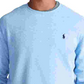 Suéter Ralph Lauren Masculino Gola Redonda Azul Tamanho P