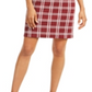 Vestido xadrez feminino Charter Club tamanho Cranberry - Petite G
