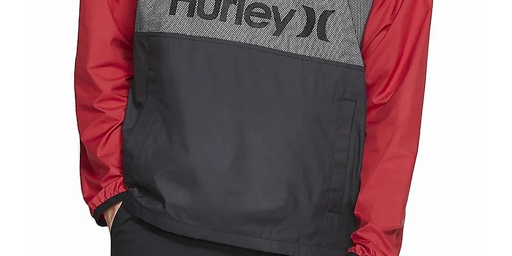 Jaqueta Hurley Siege Anorack Masculina Vermelha Tamanho P