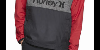 Jaqueta Hurley Siege Anorack Masculina Vermelha Tamanho P