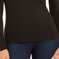 Thalia Sodi Top cruzado ombro a ombro feminino preto tamanho M