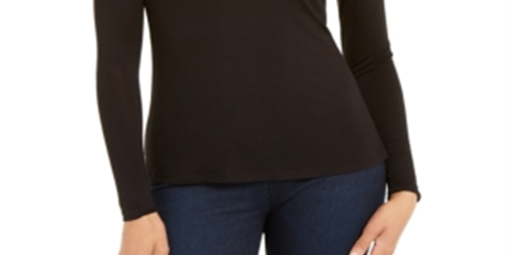 Thalia Sodi Top cruzado ombro a ombro feminino preto tamanho M