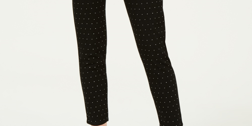 Calça jeans skinny com tachas Rewash Junior's preta tamanho 11