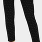 Calça jeans skinny com detalhe Rewash Junior's, preta, elástica, tamanho 0