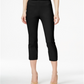 Calça Capri Feminina Estilo &amp; Co Preta Tamanho Pequeno P