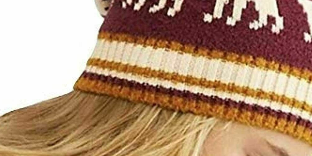 Gorro feminino de alpaca My Bags Pom Beanie vermelho tamanho regular