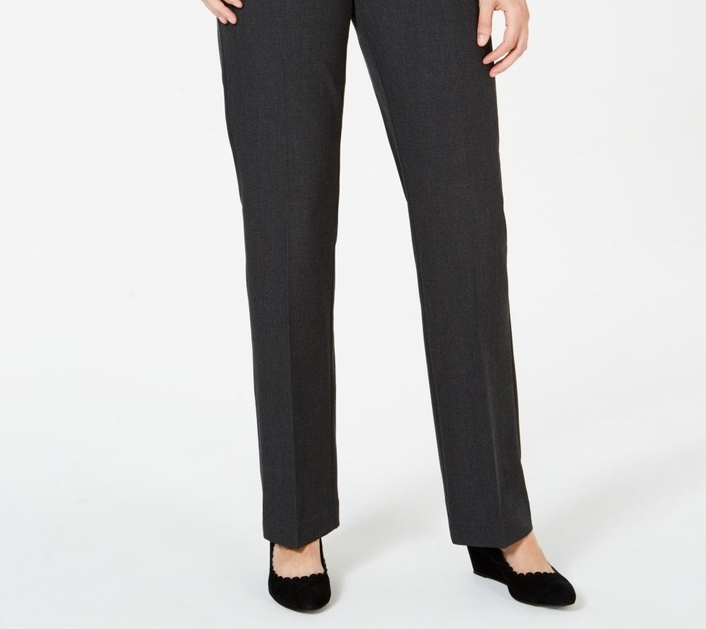 Calças femininas Charter Club cinza tamanho 6