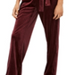 Macacão feminino com cinto NY Collection, tamanho vinho - Petite XS