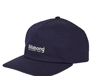 Boné de beisebol masculino Billabong Wallride Snapback azul marinho tamanho regular