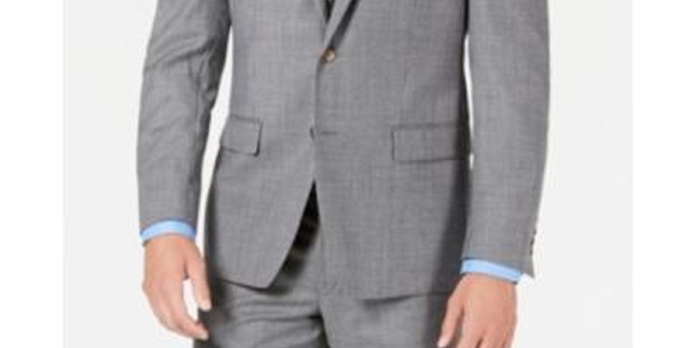 Casaco esportivo masculino Ralph Lauren R Mini Houndstooth cinza tamanho 48