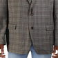 Ralph Lauren Blazer Masculino Xadrez de Lã e Mistura de Dois Botões Cinza Tamanho 50