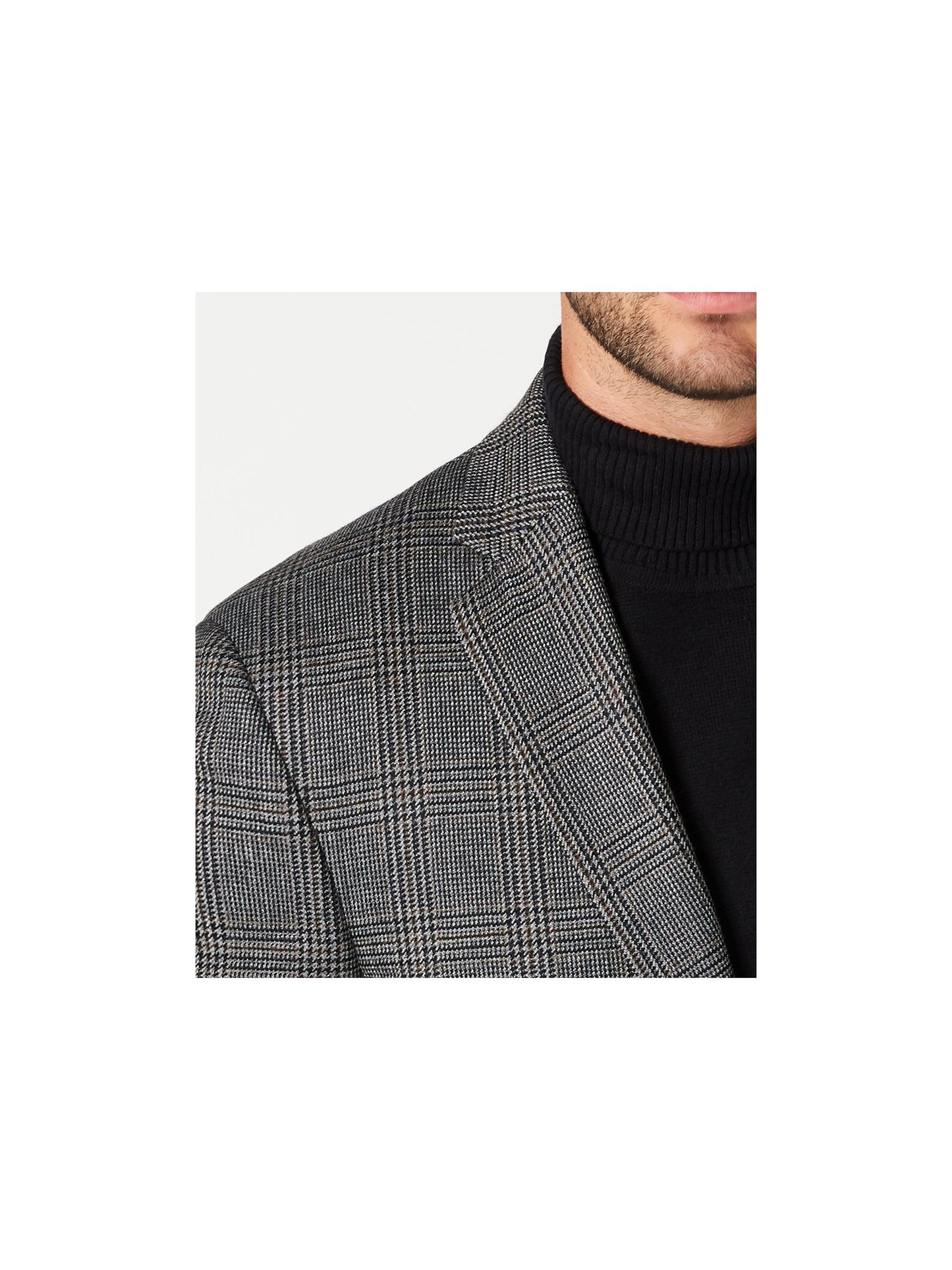 Ralph Lauren Ultraflex Sport Coat Masculino Cinza Clássico Tamanho 38