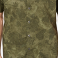 Camisa elástica aquarela Pennello masculina Tasso Elba, verde, tamanho médio