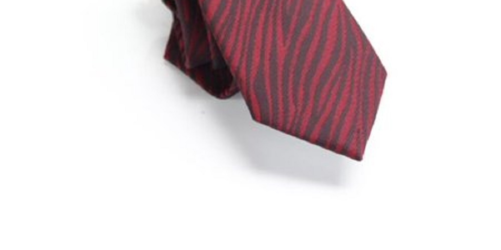 Gravata fina estampada vermelha masculina INC International Concepts, tamanho regular