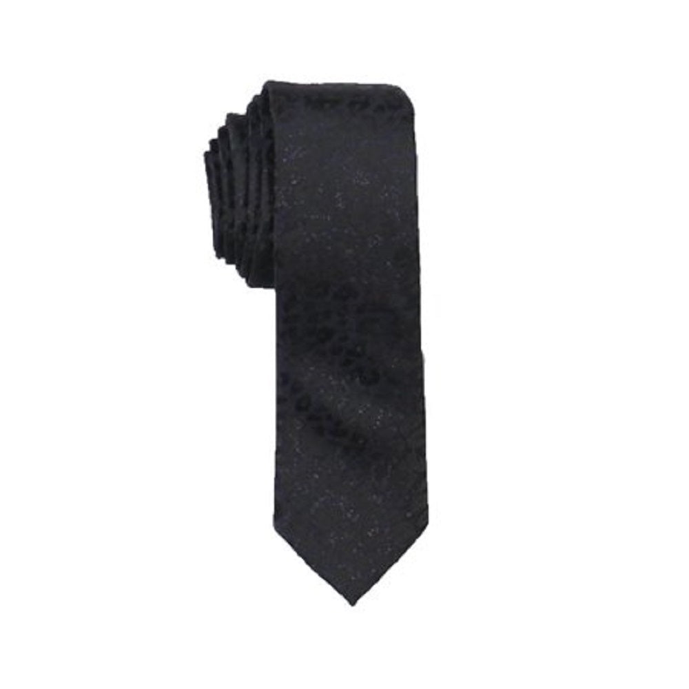 Gravata Henty metálica com estampa animal masculina INC International Concepts, tamanho azul marinho, regular