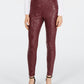 Calça skinny feminina com estampa de cobra da INC International Concepts, vermelha, tamanho 2
