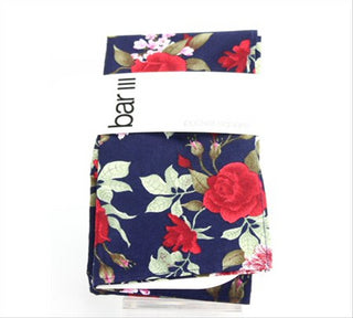 Lenço de bolso acessório estampado floral masculino Bar III azul tamanho regular