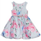 Vestido de bolinhas de mikado estampado para meninas, edição rara, verde, tamanho 5