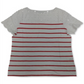 Charter Club Feminino Plus Listrado Ilhós Jugo Tricô Top Vermelho Tamanho 1X