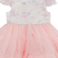 Vestido de tule em camadas para meninas, edições raras, rosa, tamanho 2T