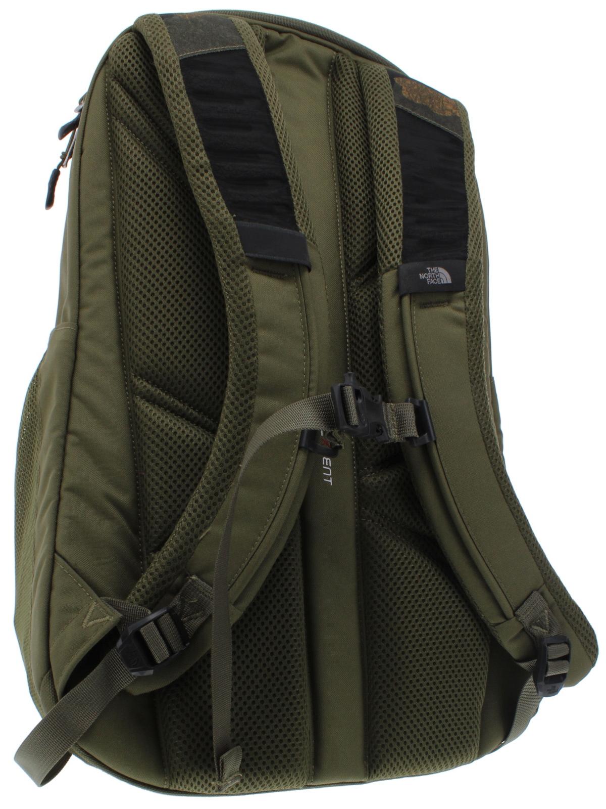 Mochila The North Face com alça ajustável para homem, verde, tamanho regular