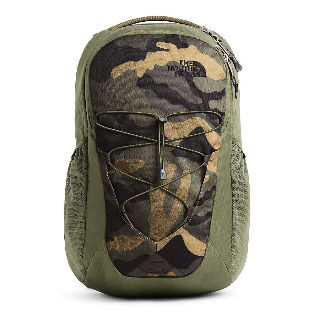 Mochila The North Face com alça ajustável para homem, verde, tamanho regular