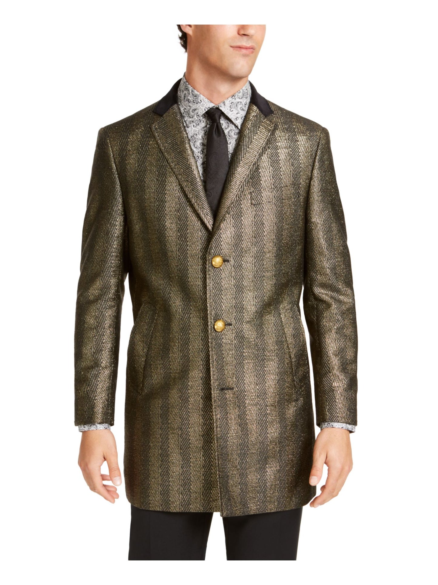 Blazer clássico masculino Tallia, amarelo, tamanho XX-G
