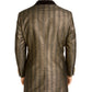 Blazer clássico masculino Tallia, amarelo, tamanho XX-G