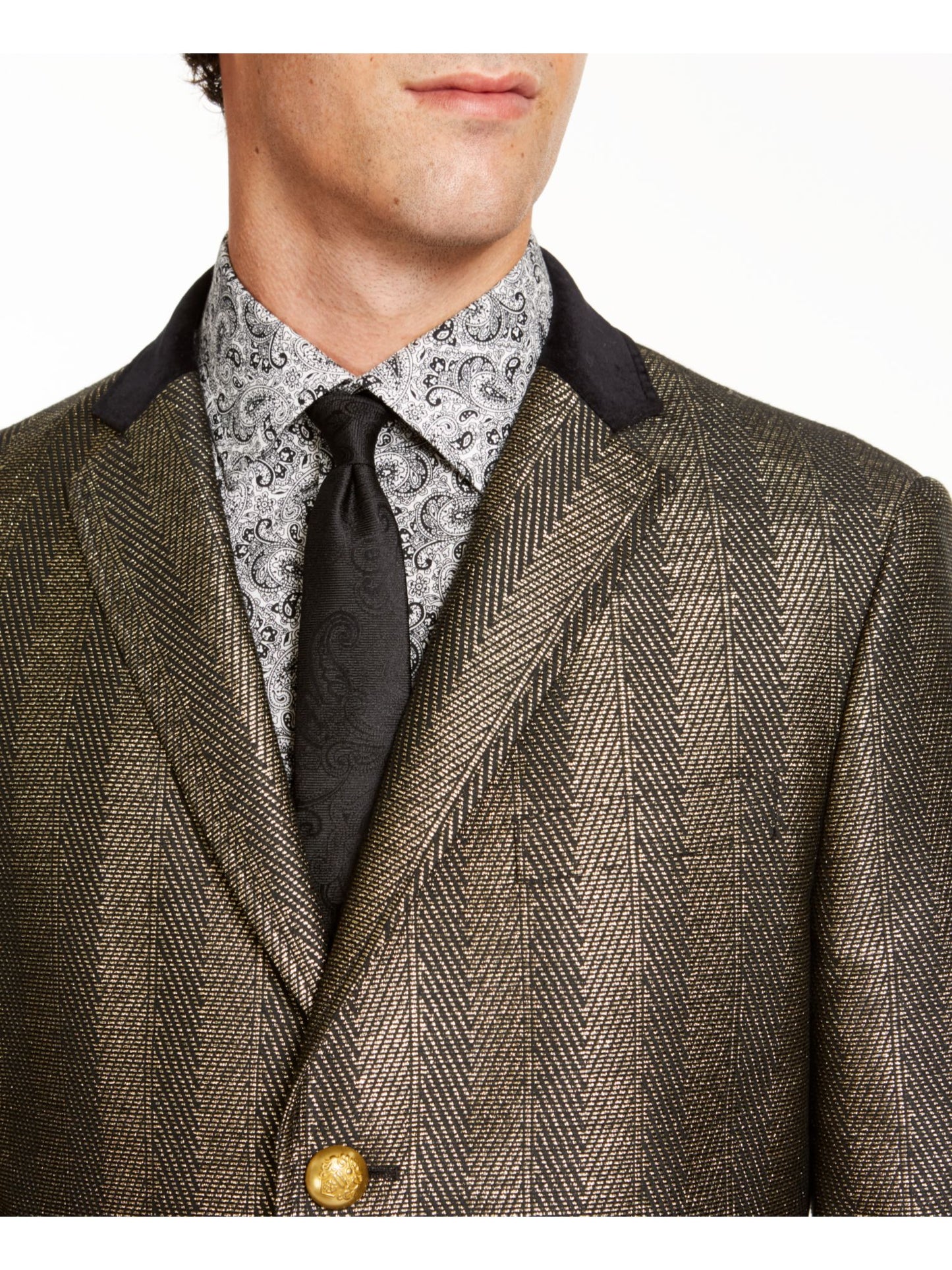 Blazer clássico masculino Tallia, amarelo, tamanho XX-G