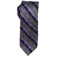 Gravata profissional xadrez masculina Van Heusen roxa tamanho regular