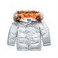 Jaqueta Parka Militar Ralph Lauren para Meninos, Prata, Tamanho 6