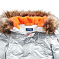Jaqueta Parka Militar Ralph Lauren para Meninos, Prata, Tamanho 6